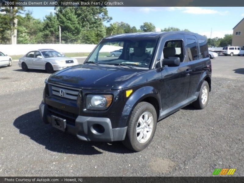 Nighthawk Black Pearl / Gray/Black 2008 Honda Element EX AWD