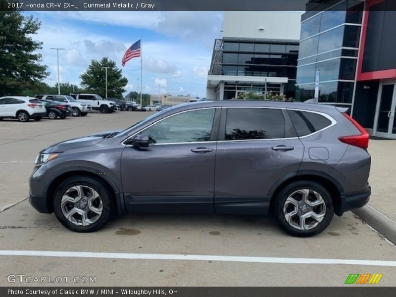 Gunmetal Metallic / Gray 2017 Honda CR-V EX-L