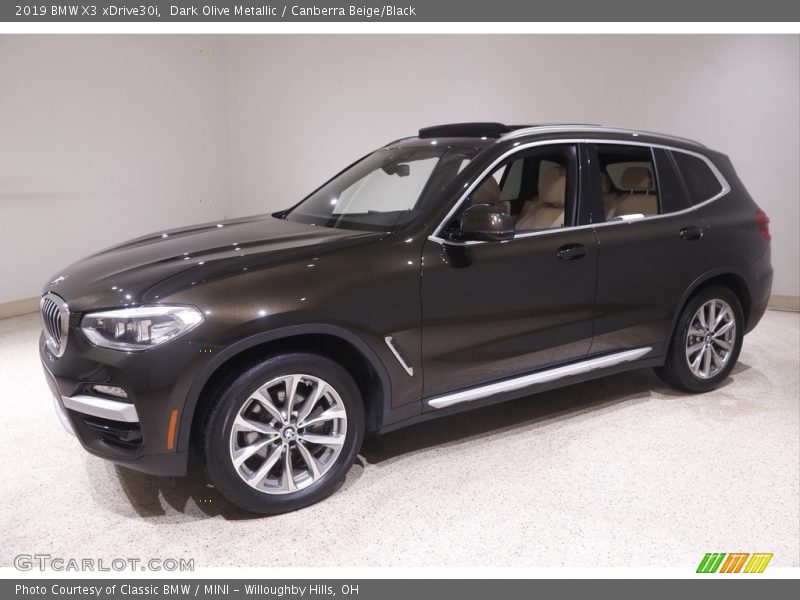 Dark Olive Metallic / Canberra Beige/Black 2019 BMW X3 xDrive30i