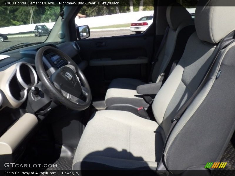 Nighthawk Black Pearl / Gray/Black 2008 Honda Element EX AWD