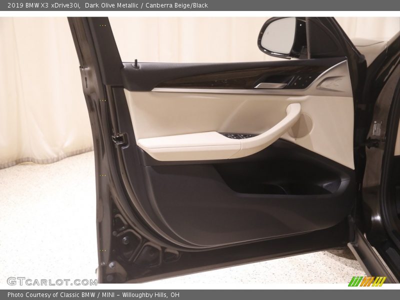 Dark Olive Metallic / Canberra Beige/Black 2019 BMW X3 xDrive30i