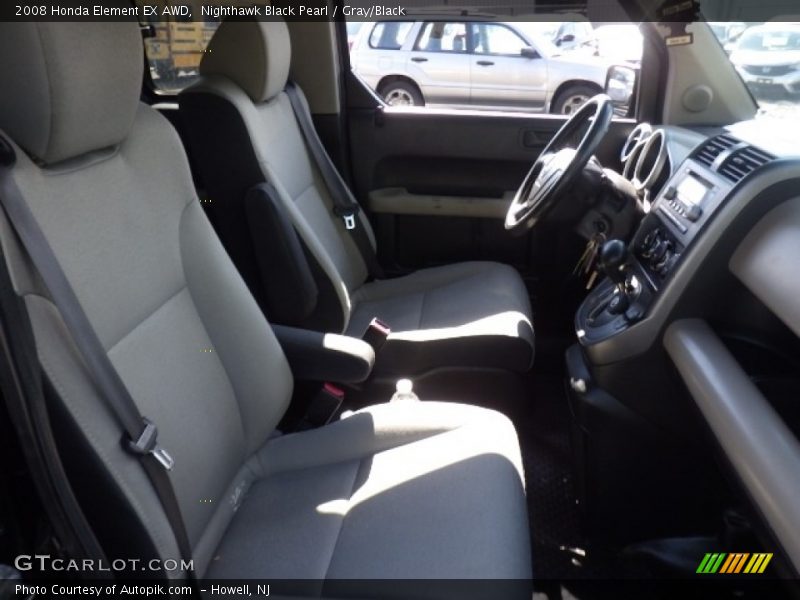 Nighthawk Black Pearl / Gray/Black 2008 Honda Element EX AWD