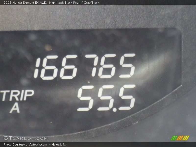 Nighthawk Black Pearl / Gray/Black 2008 Honda Element EX AWD