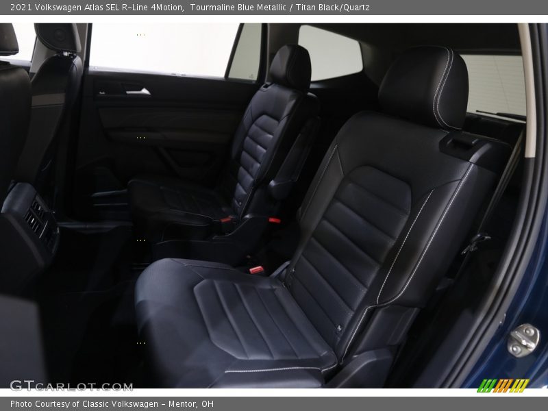 Tourmaline Blue Metallic / Titan Black/Quartz 2021 Volkswagen Atlas SEL R-Line 4Motion
