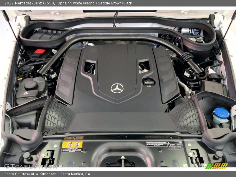  2022 G 550 Engine - 4.0 Liter DI biturbo DOHC 32-Valve VVT V8