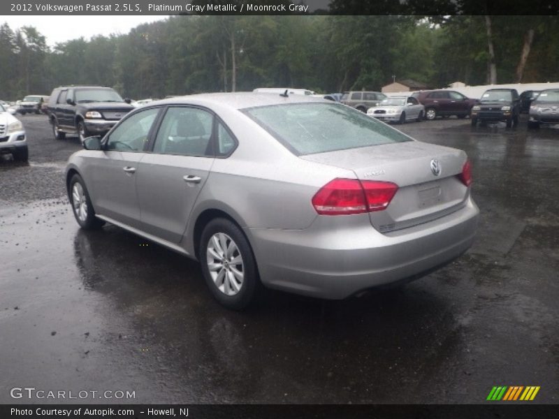 Platinum Gray Metallic / Moonrock Gray 2012 Volkswagen Passat 2.5L S