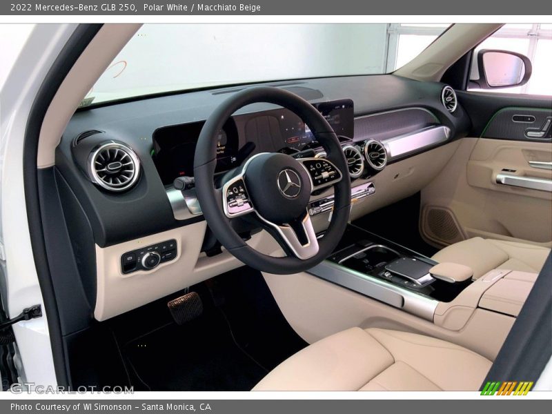 Polar White / Macchiato Beige 2022 Mercedes-Benz GLB 250