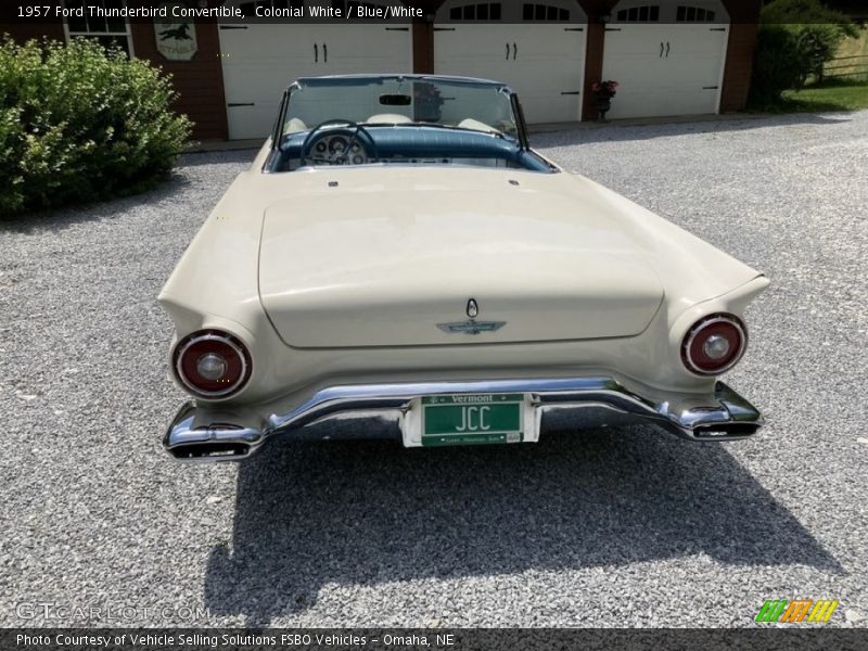 Colonial White / Blue/White 1957 Ford Thunderbird Convertible