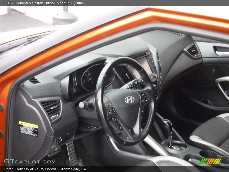 Vitamin C / Black 2014 Hyundai Veloster Turbo