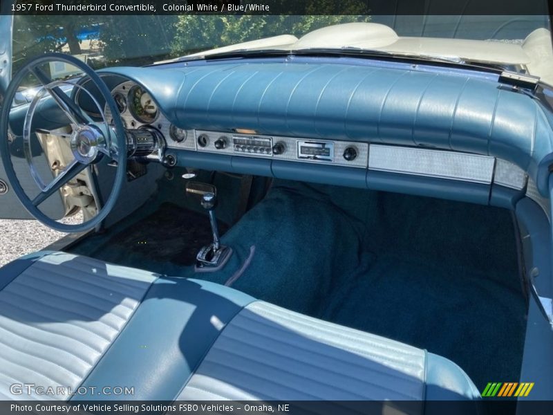  1957 Thunderbird Convertible Blue/White Interior