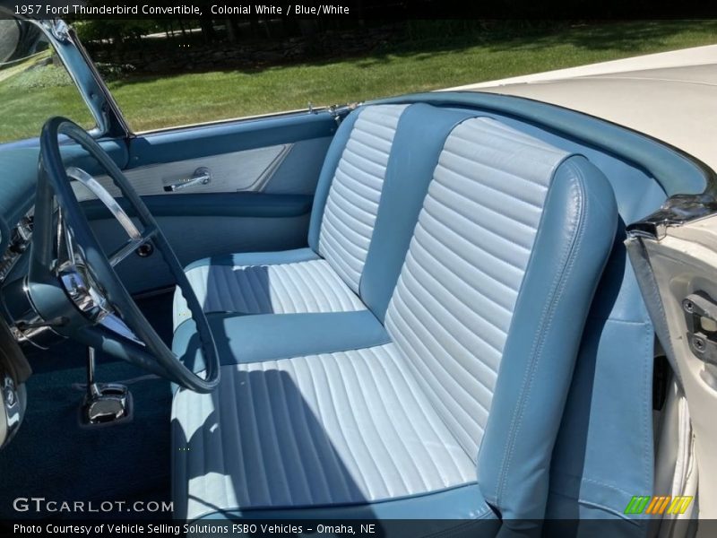 Front Seat of 1957 Thunderbird Convertible
