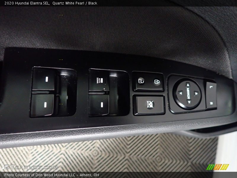 Quartz White Pearl / Black 2020 Hyundai Elantra SEL