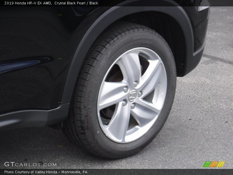 Crystal Black Pearl / Black 2019 Honda HR-V EX AWD