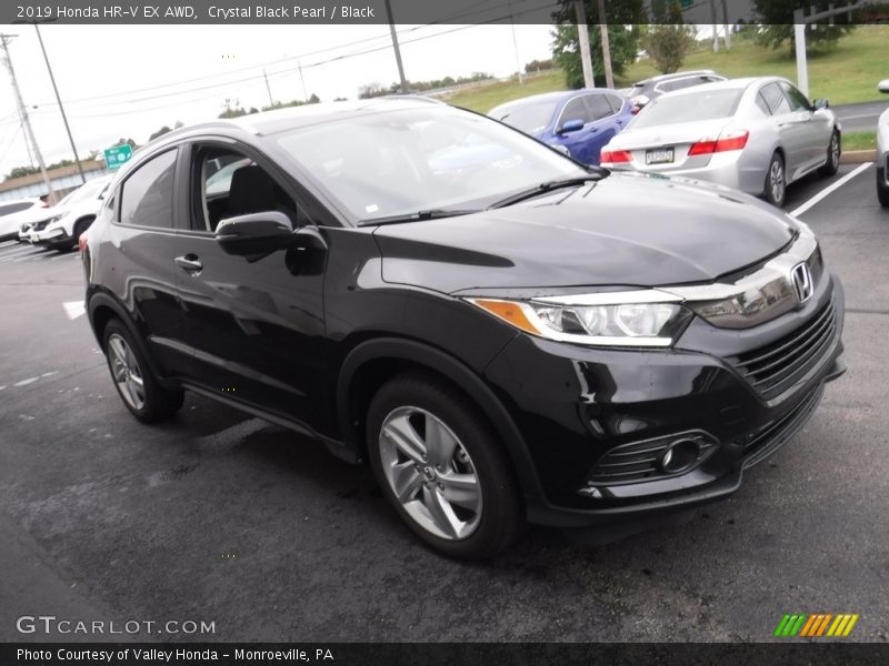 Crystal Black Pearl / Black 2019 Honda HR-V EX AWD