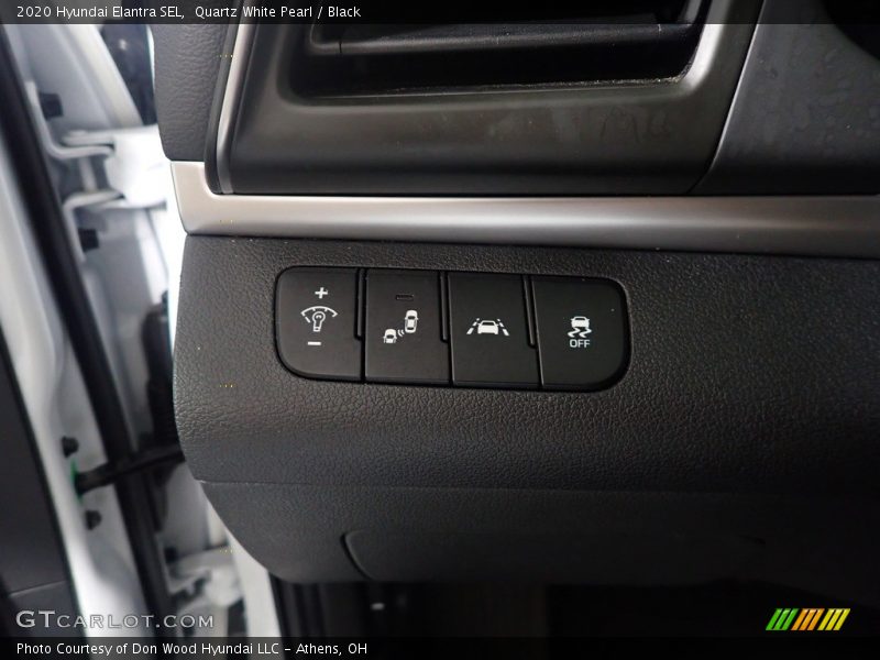 Quartz White Pearl / Black 2020 Hyundai Elantra SEL