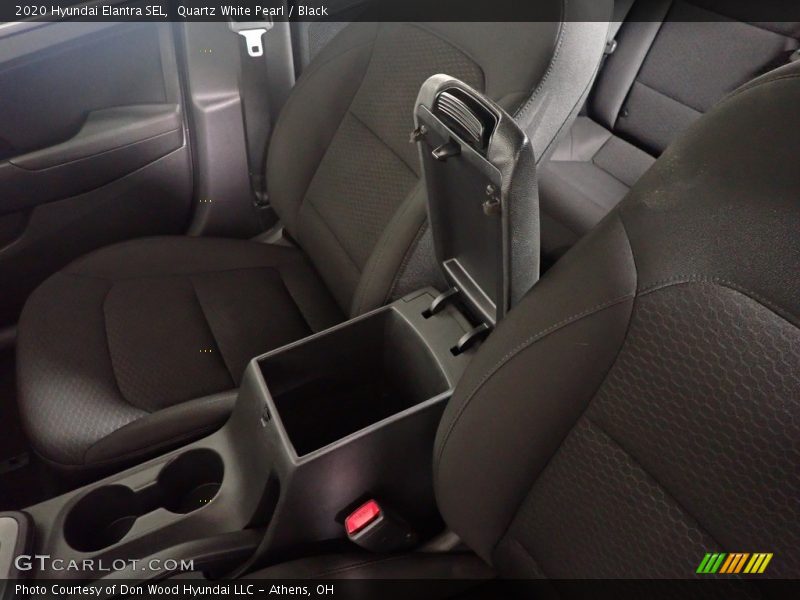 Quartz White Pearl / Black 2020 Hyundai Elantra SEL