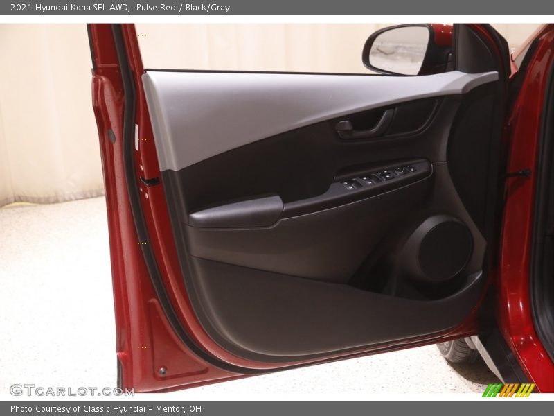 Pulse Red / Black/Gray 2021 Hyundai Kona SEL AWD