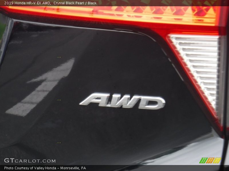 Crystal Black Pearl / Black 2019 Honda HR-V EX AWD