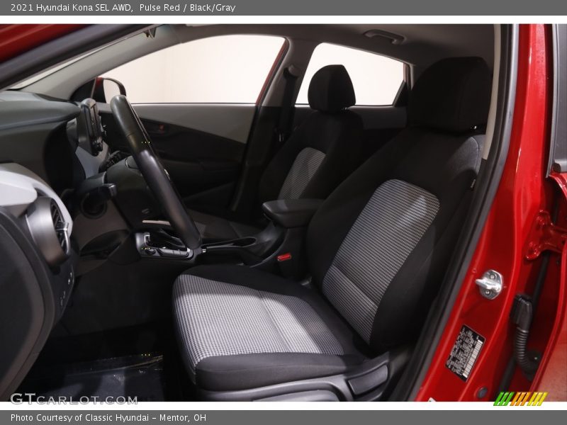 Pulse Red / Black/Gray 2021 Hyundai Kona SEL AWD