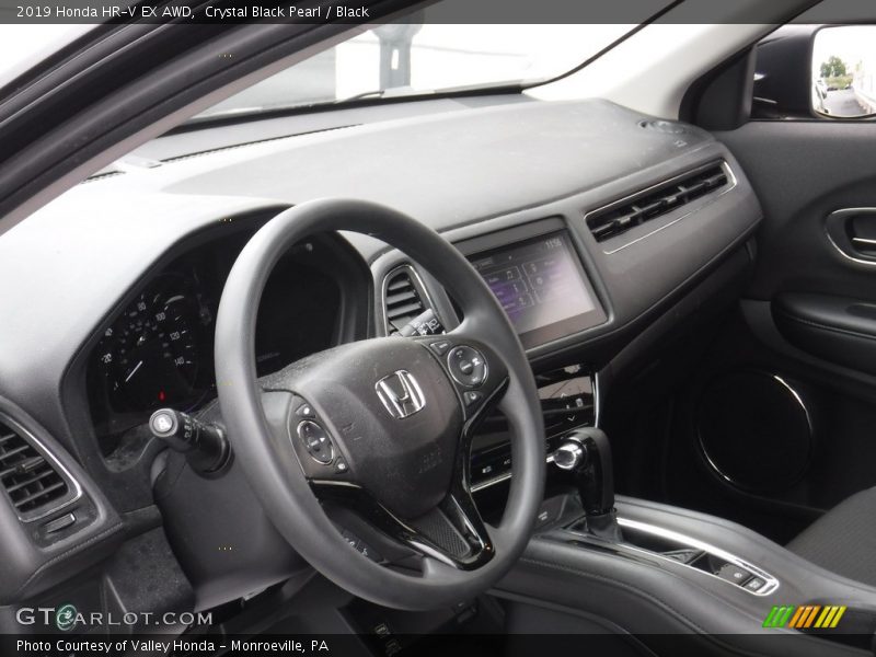 Crystal Black Pearl / Black 2019 Honda HR-V EX AWD