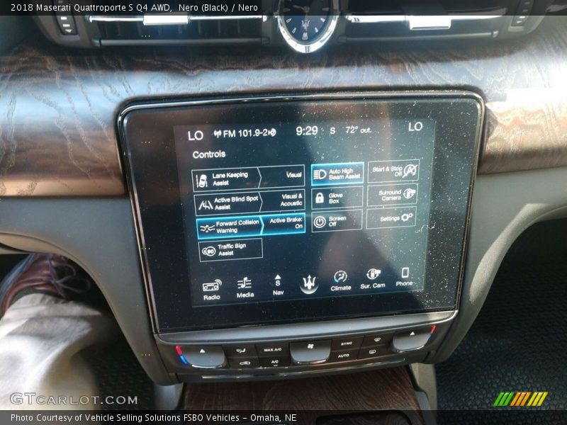 Controls of 2018 Quattroporte S Q4 AWD