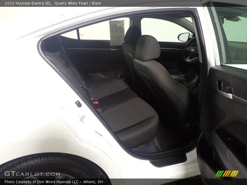 Quartz White Pearl / Black 2020 Hyundai Elantra SEL