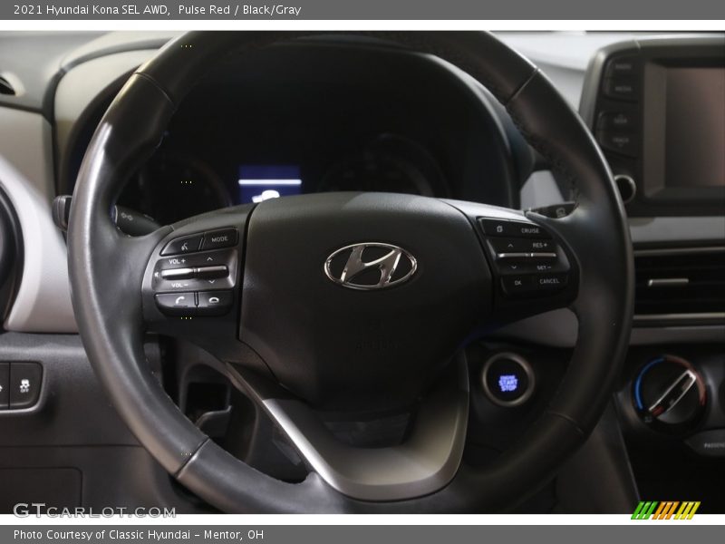 Pulse Red / Black/Gray 2021 Hyundai Kona SEL AWD