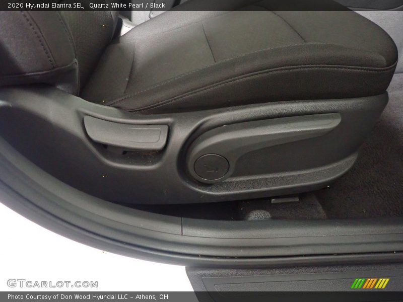 Quartz White Pearl / Black 2020 Hyundai Elantra SEL