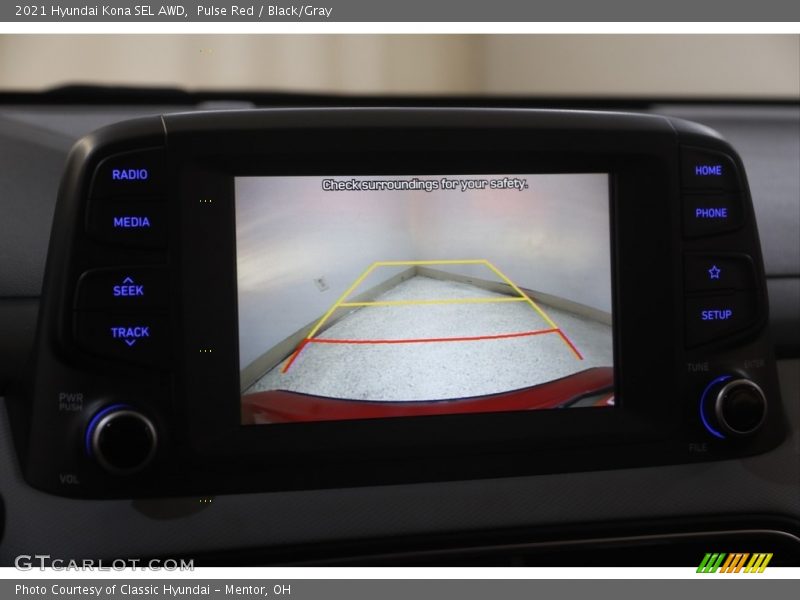 Pulse Red / Black/Gray 2021 Hyundai Kona SEL AWD