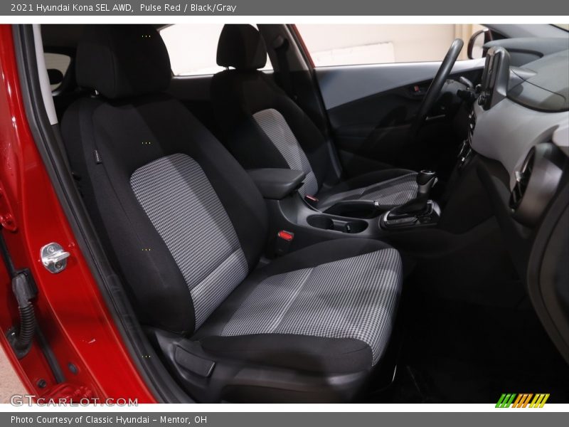 Pulse Red / Black/Gray 2021 Hyundai Kona SEL AWD