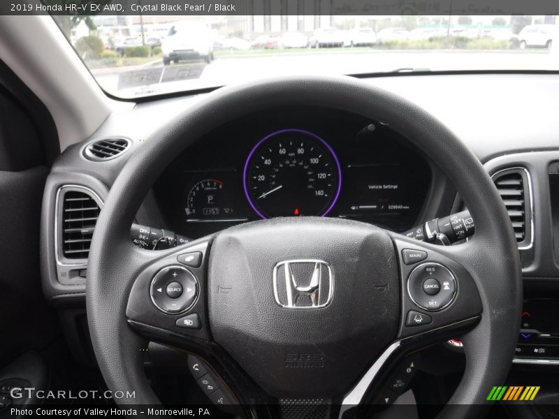 Crystal Black Pearl / Black 2019 Honda HR-V EX AWD