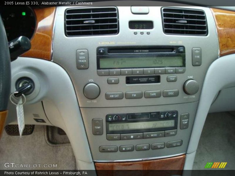Alabaster Metallic / Cashmere 2005 Lexus ES 330