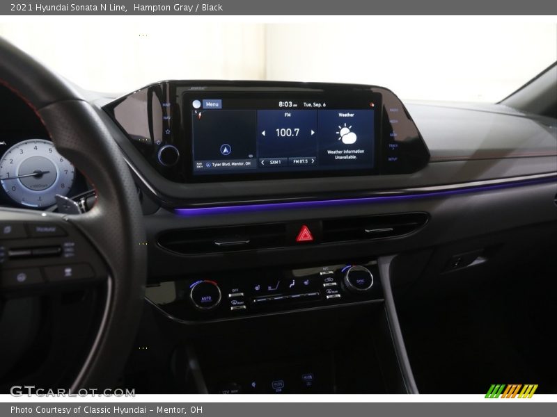Hampton Gray / Black 2021 Hyundai Sonata N Line