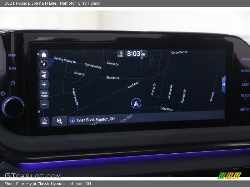 Hampton Gray / Black 2021 Hyundai Sonata N Line