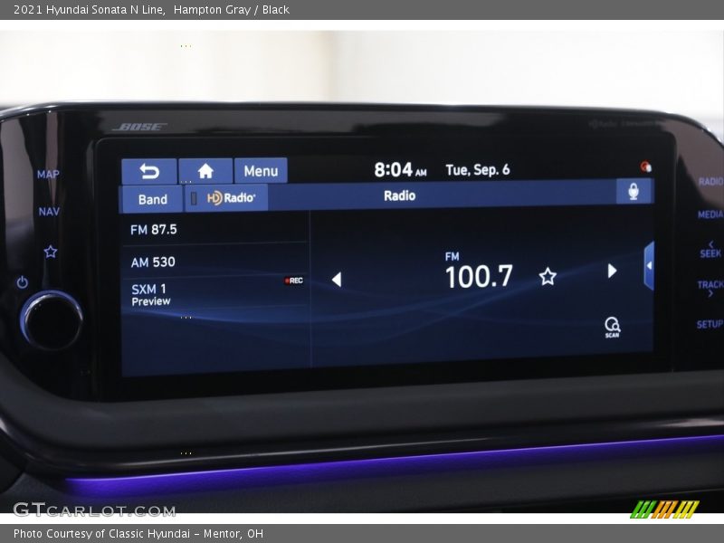 Hampton Gray / Black 2021 Hyundai Sonata N Line