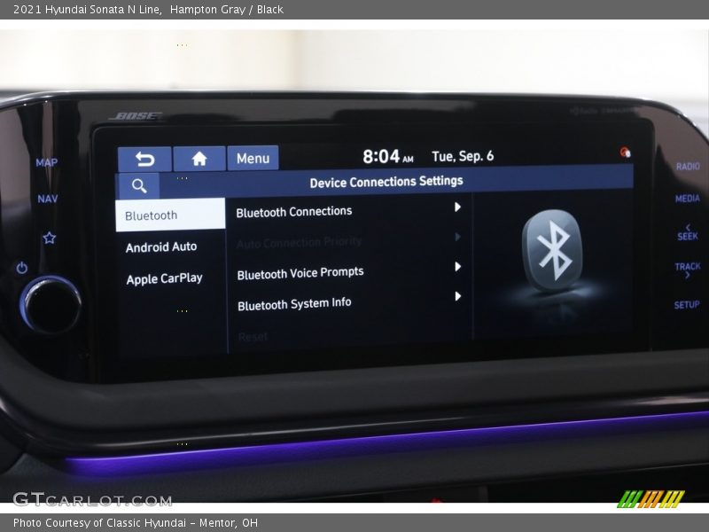 Hampton Gray / Black 2021 Hyundai Sonata N Line