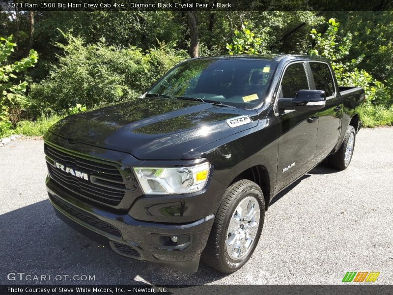 Diamond Black Crystal Pearl / Black 2021 Ram 1500 Big Horn Crew Cab 4x4