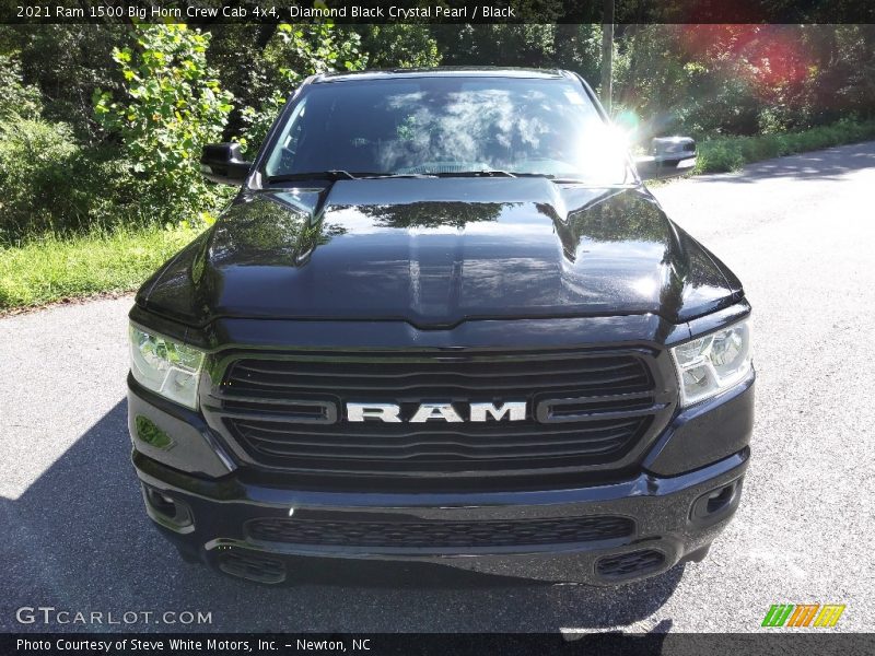 Diamond Black Crystal Pearl / Black 2021 Ram 1500 Big Horn Crew Cab 4x4