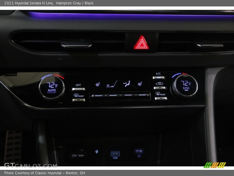Hampton Gray / Black 2021 Hyundai Sonata N Line