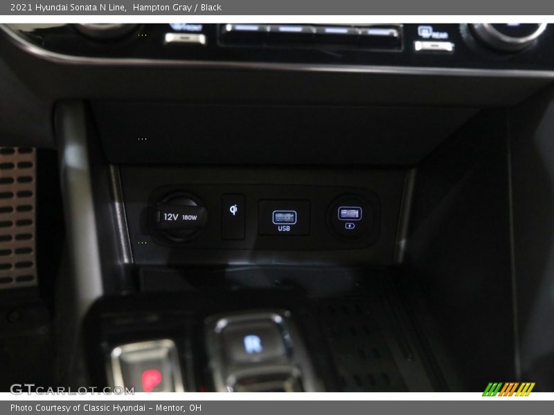Hampton Gray / Black 2021 Hyundai Sonata N Line