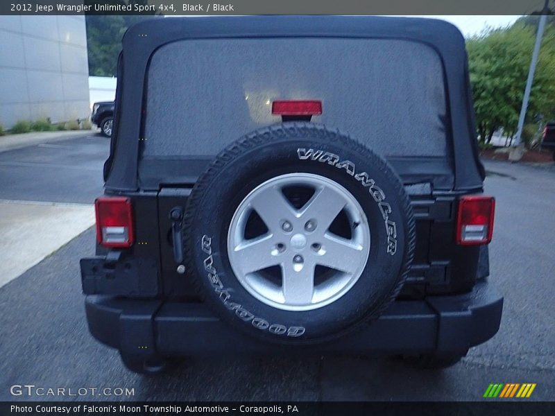 Black / Black 2012 Jeep Wrangler Unlimited Sport 4x4