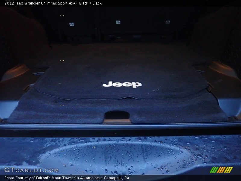 Black / Black 2012 Jeep Wrangler Unlimited Sport 4x4