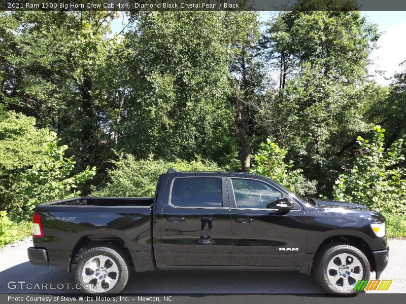 2021 1500 Big Horn Crew Cab 4x4 Diamond Black Crystal Pearl