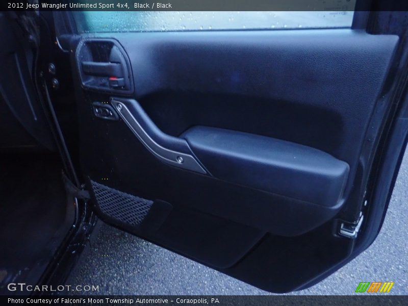 Black / Black 2012 Jeep Wrangler Unlimited Sport 4x4