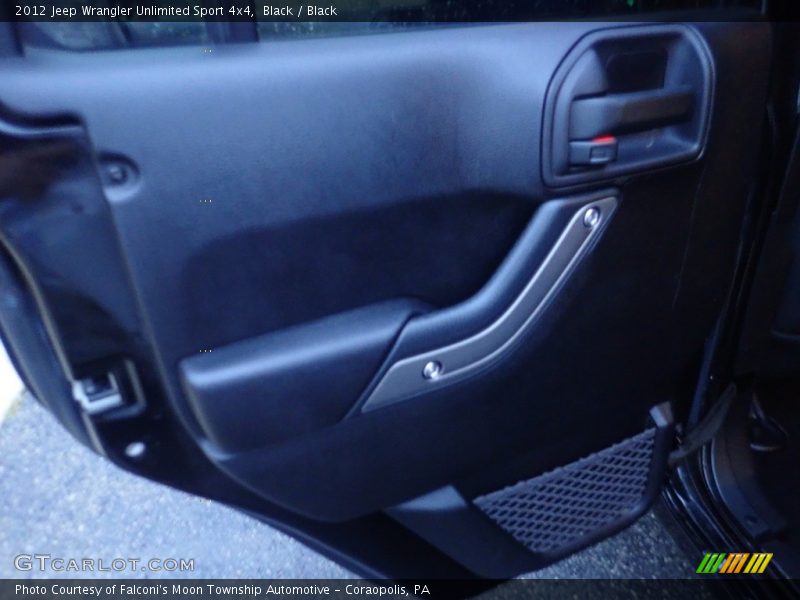 Black / Black 2012 Jeep Wrangler Unlimited Sport 4x4