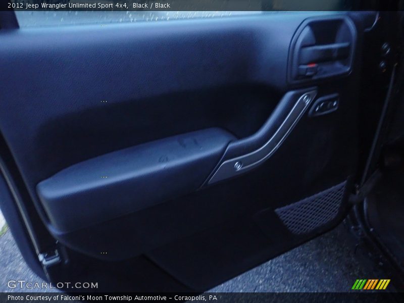 Black / Black 2012 Jeep Wrangler Unlimited Sport 4x4