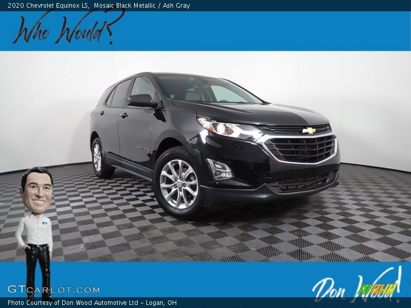 Mosaic Black Metallic / Ash Gray 2020 Chevrolet Equinox LS