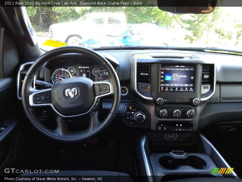 Diamond Black Crystal Pearl / Black 2021 Ram 1500 Big Horn Crew Cab 4x4