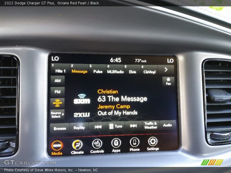 Octane Red Pearl / Black 2022 Dodge Charger GT Plus