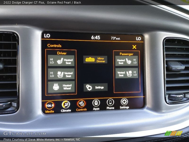 Octane Red Pearl / Black 2022 Dodge Charger GT Plus